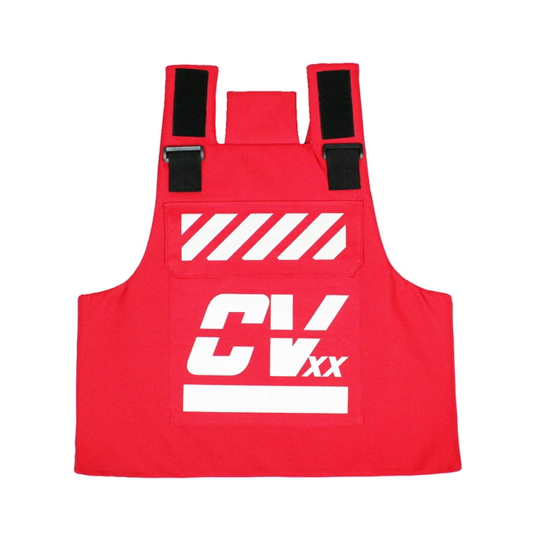 Mens Designer Vest with Adjustable Velco Straps and Removable Patches 
