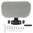thumbnail image 4 of Appui-Tête de Chaise de Bureau : Oreiller de Tête de Chaise Réglable Support Élastique - Attachement Ergonomique pour Chaise de Bureau à Domicile (Gris), 4 of 8