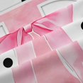 thumbnail image 5 of Manfei Cute Bowknot Print Blackout Curtains Set of 2 (38x54 Each),Pink Monogram T Pattern Living Room Curtains, 5 of 6