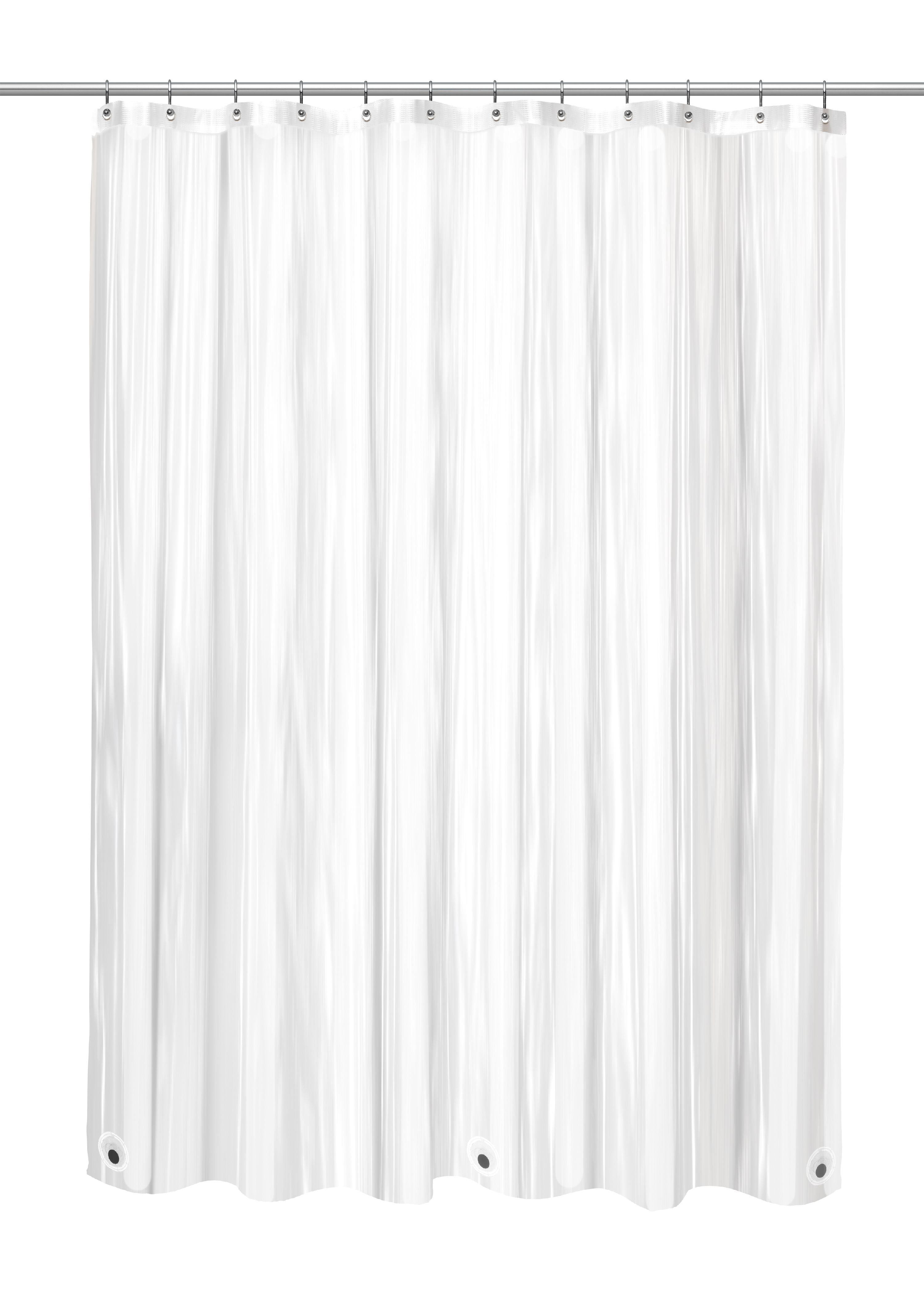 12 Pack Carnation Home Fashions 10 Gauge PEVA Gauge Vinyl Shower