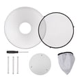 thumbnail image 4 of Accessories 30cm/11.8in Standard Reflector Beauty Dish Bowens Mount with White Diffuser Reflector  Grid for Studio Portrait Photography Strobe Flash Light, 4 of 6