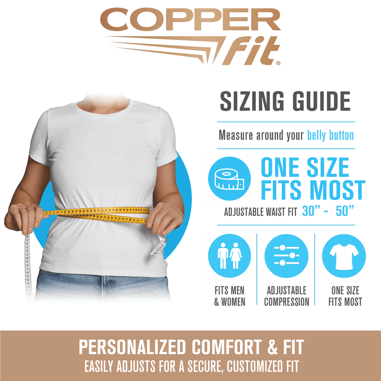 Copper Fit Dual Action Back Brace, Black, 30"-50" Waist photo 3