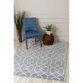 thumbnail image 2 of persian area rugs 5x7 3355 gray moroccan trellis with white line area rug, 2 of 5
