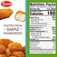 thumbnail image 6 of Tyson Simple Ingredient Boneless Chicken Bites, 20 oz (Frozen, Fully Cooked), 6 of 7