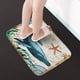 thumbnail image 1 of Estera de baño, estera antideslizante con estampado de animales marinos, no para cocina, rendimiento confiable, 1 of 8