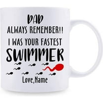 Custom Father Day Mug,Birthday Gift For Dad, New Father Gift,Dad Gift From Daughter Son 11 or 15 oz