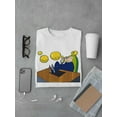 thumbnail image 3 of Blowing Bubbles T-Shirt Men -Wilfred Hildonen Designs, Male XX-Large, 3 of 4
