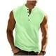thumbnail image 2 of Camiseta sin mangas con cuello alto para hombre, color liso, informal, de verano, para fitness, ejercicio, correr, entrenamiento, chaleco de poliéster para hombre, 2 of 6