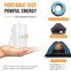 thumbnail image 5 of Bomba electrica Irfora Mini bomba de aire con luz 1400mAh Bomba de aire recargable Bomba de inflado eléctrica inalámbrica para colchón de aire Anillos de natación Camas inflables Irfora Bomba electrica, 5 of 7