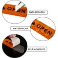 thumbnail image 3 of 4pcs Door Open Reflective Strip Stickers Car Open Safety Warning Anti-Collision Strip High-Intensity Night Visibility Reflective Decal for Car SUV Trunk Universal Waterproof (Orange-Red), 3 of 5