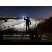 fenix e35r 3100 lumen usb-c مصباح يدوي قابل للشحن