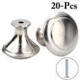 thumbnail image 1 of 20 Pcs Bouton de Tiroir en Acier Inoxydable pour Armoire Maison, 1 of 10