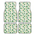 thumbnail image 1 of Disketp Frogs And Tropical Leaves for Crystal Velvet Car Mats Four-Piece Set,All-Season Automotive Protection, Vehicles, Cars, Trucks, and SUVs,Anti-Slip Design, 1 of 7