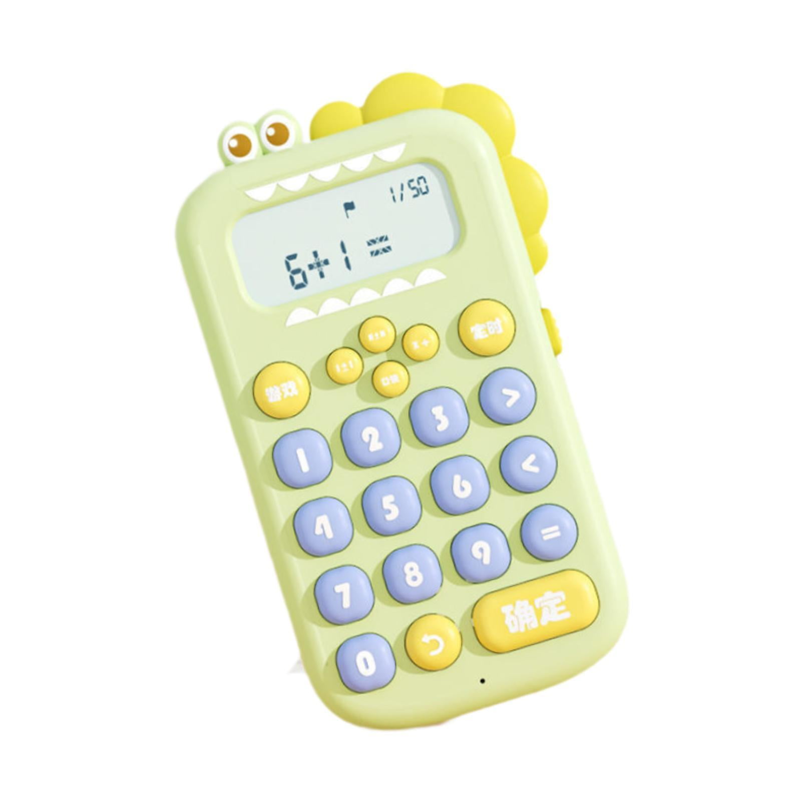 LeeQinersw Dinosaur Calculator Office Desktop Calculator Teaching Aids Intelligent Learning Green