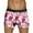 Pink, variant on Men's Underwear for Everyday Comfort Mid Waist Briefs with Rose Petals Pattern for Men S