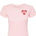 thumbnail image 2 of Star Wars - Valentine Heart Logo - Juniors Fitted Graphic T-Shirt, 2 of 4
