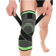 DZT 1968 Black and Friday Deals UHEOUN 3D Weaving Knee Brace Breathable Sleeve Support for Running Jogging Sports 1pcs