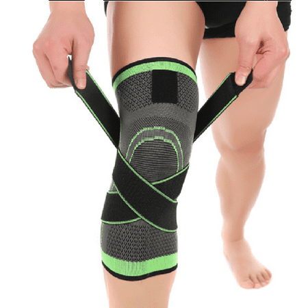 Iuhan 3D Weaving Knee Brace Breathable Sleeve Support for Running Jogging Sports