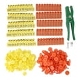 thumbnail image 2 of Ear Tag and Pliers Set Animal Ear Tag Clamp Livestock Ear Tag Applicator and Bright Colors Cattle Ear Tags for Farm Animal Identification Card, 2 of 7