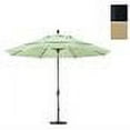 thumbnail image 2 of California Umbrella GSCUF118705-5468-DWV 11 ft. Fiberglass Market Umbrella Collar Tilt DV Matted Black-Sunbrella-Camel, 2 of 2