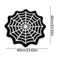 thumbnail image 3 of Antqov Halloween Door Mat, 24x24" Non Slip Washable Spider Web Bath Mat Soft Absorbent Halloween Bathroom Rug for Home Bathroom Decor, 3 of 6