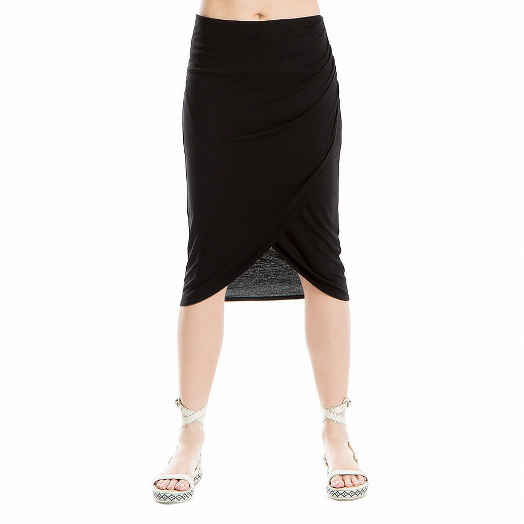Max Studio Skirts - Max Studio Womens Draped Jersey Stretch Knit Skirt ...