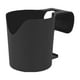 thumbnail image 4 of Portavasos para piscina, estante de almacenamiento sin perforaciones, reutilizable para bebidas, negro, 4 of 4