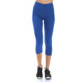 thumbnail image 2 of Women's NASA Letter Printed Cropped CAPRI Leggings - Regular PLUS and 3X5X, 2 of 3