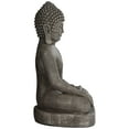 thumbnail image 6 of John Timberland Sitting Buddha Statue Sculpture Zen Asian Decor Outdoor Garden Front Porch Light Sandstone Finish 29 1/2" Tall, 6 of 9