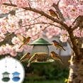 thumbnail image 7 of Metal Bird Feeder for Outdoor Hanging,Mesh Food Dispenser with Adjustable Cord,Large Capacity & Squirrel Proof Design for Garden Yard,Patio Lawn,Wild Bird Feeding,Green, 7 of 7