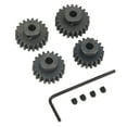 thumbnail image 1 of RC Replacement Gear Kit, RC Motor Pinion Gear Black  Steel  For 1/8 RC Car, 1 of 8