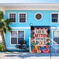 thumbnail image 6 of Life is Better by the Pool Summer Garden Flag Double Sided, Flamingo Juice Decorative Yard Outdoor Small Decor Burlap Home Outside Decoration 12.5 x 18, 6 of 6