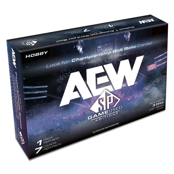 2025 Upper Deck AEW SP Game Used Wrestling Hobby Box Cards