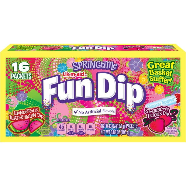 Springtime Fun Dip Candy 16 Ct, 6.88 Oz Box