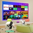 thumbnail image 6 of Mini Bluetooth Portable Projector720P, 270° Rotatable Home Cinema Projector, Compatible with Fire Stick, Smartphone, PC, PS5, 6 of 10