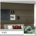 thumbnail image 5 of HOMCOM 4 Pack Acoustic Wall Panels, 24" x 24" Wood Wall Panels, Brown, 5 of 8