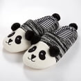 thumbnail image 3 of EeaseMX Pantuflas de panda para otoño e invierno, adorables y cálidas, de algodón, para el suelo, para el hogar - 29 cm (Talla 42-43), 3 of 7