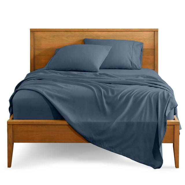 Bare Home Premium 1800 Collection 3-Piece Bed Sheet Set, Twin, Bering Sea