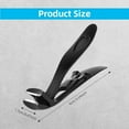 thumbnail image 2 of Angled nail clipper for seniors, ergonomic nail clipper for thick nails, stainless steel nail clipper gift, 2 of 5