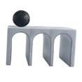 thumbnail image 3 of Estatua de resina con forma de arco, adorno de arco para decoración del hogar, hotel, puerta arqueada moderna, escultura abstracta, figura geométrica, 3 of 9