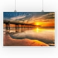 thumbnail image 2 of Myrtle Beach, South Carolina, Pier and Sunset (12x18 Wall Art Poster, Room Decor), 2 of 3