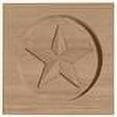 thumbnail image 2 of 4 1/4"W x 4 1/4"H x 3/4"P Austin Star Rosette, Maple, 2 of 14