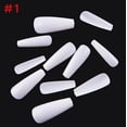 thumbnail image 2 of 100pc Of Matte Ballet Fake Nails Long Nail Art Patches Full Frosted Nail Box, 2 of 2