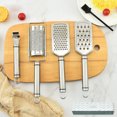 thumbnail image 4 of Billuyoard Ralladores de alimentos con mango de acero inoxidable, rebanadores, molinillo de ensalada, utensilios de mano, encimera de especias, utensilios Herramientas y accesorios para hornear Billuyoard HA009238-00B, 4 of 6