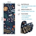 thumbnail image 2 of Pioneer Flower Floral Print Pattern Hot Yoga Mat Towel Non Slip for Hot Yoga - Quick-Drying Yoga Mat Cover with 4 Corner Pockets with Travel Bag - Hot Yoga Towel Non Slip 70"x26", 2 of 6