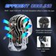 thumbnail image 4 of Faro Led De Calavera Para Motocicleta Plata de la luz de niebla 6000K/3500K de la forma 160W de la lámpara principal del vehículo eléctrico del cráneo, 4 of 9