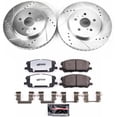 thumbnail image 3 of PowerStop Front Z36 Truck & Tow Carbon-Fiber Ceramic Brake Pad and Drilled and Slotted Rotor Kit Fits: LEXUS TOYOTA Select Models K196-36, 3 of 9