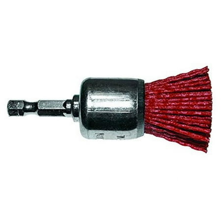 UPC: 0081838772017 | Century Drill & Tool CY77201 1 in. Nylon Coarse End Hex Shank Brush