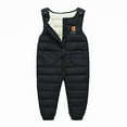 thumbnail image 2 of SILVERCELL Toddler Boys Girls Winter Snow Pants Windproof Cotton Trousers Bottoms Snow Bib Overalls 6M-5T, 2 of 5