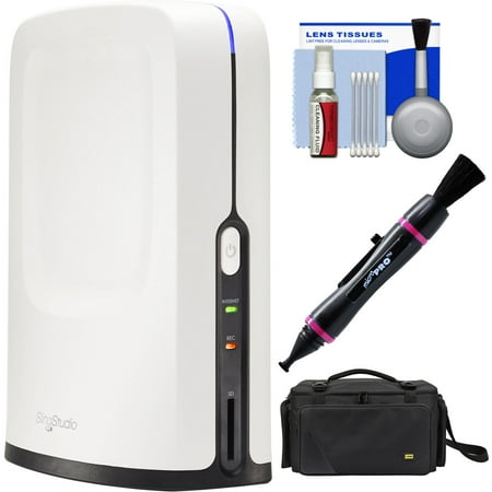 Broadcast Quality 60 Minute Video - SlingStudio Hub Portable Wireless Broadcast HD Video Production Unit with Case + Cleaning Kit